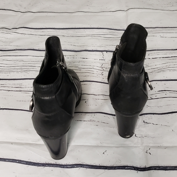 Geox Respira Italian Patent Black Boot Size 38 - Picture 2 of 11